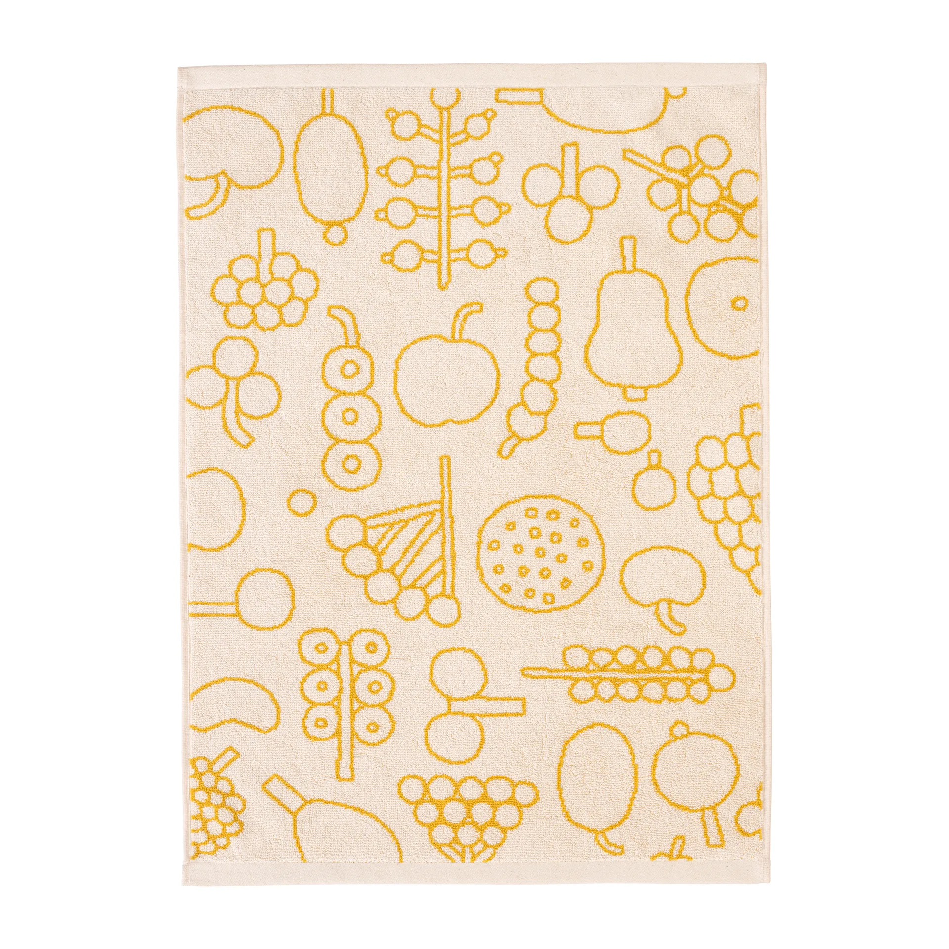 Oiva Toikka Frutta ręcznik 50x70 cm, Żółty Iittala