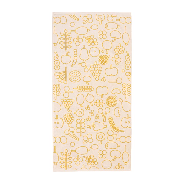 Oiva Toikka Frutta ręcznik kąpielowy 70x140 cm - �Żółty - Iittala