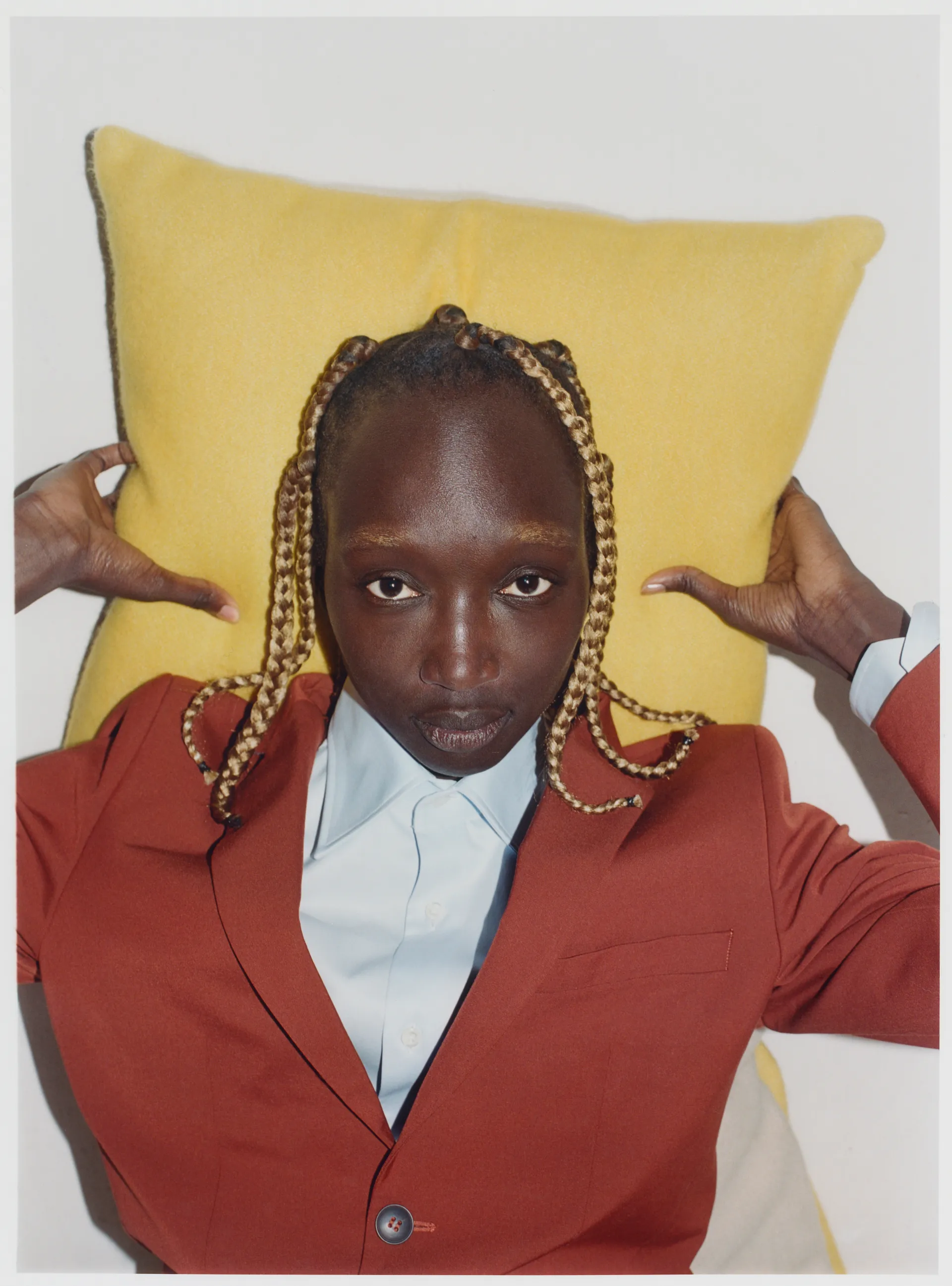 Poszewka na poduszkę Play 48x48 cm, Beżowo-żółta Iittala