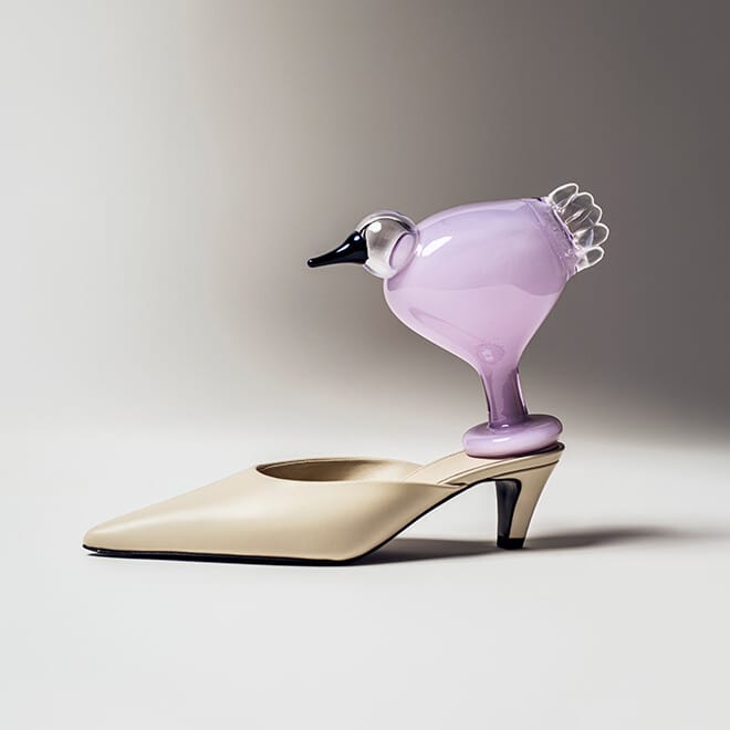 Ptaki od Toikka leppäinen, Jasny fiolet Iittala