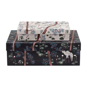 Pudełko Taika 15. jubileusz 2 części - Czarno-biały - Iittala