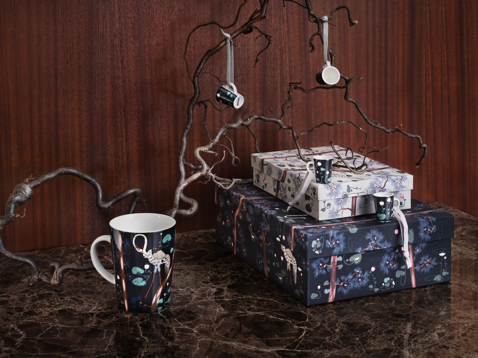 Pudełko Taika 15. jubileusz 2 części, Czarno-biały Iittala