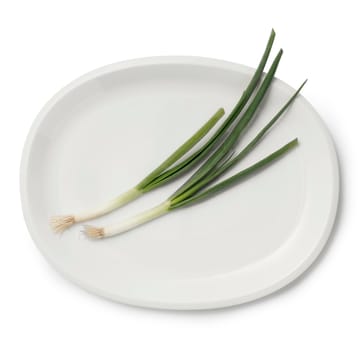 Raami ovalt servering talerz 35 cm - biały - Iittala