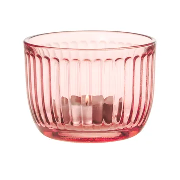 Raami świecznik 9 mm - salmon pink - Iittala