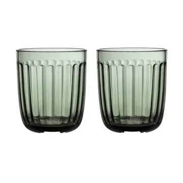 Raami szklanki do napojów 260 ml, 2‑pak - Sosnowa zieleń - Iittala