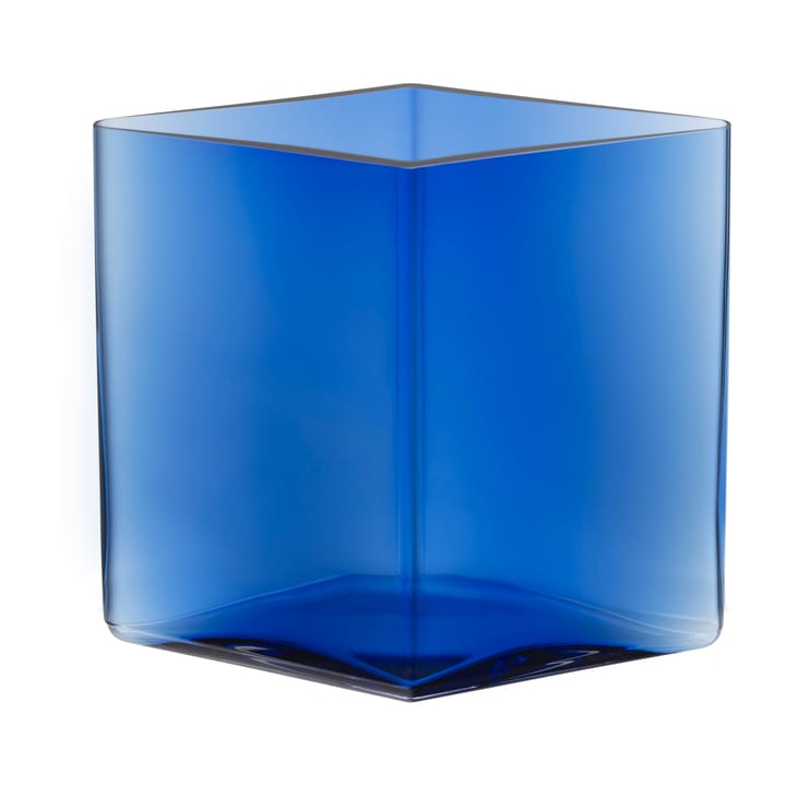 Ruutu wazon 20.5x18 cm - Błękit - Iittala