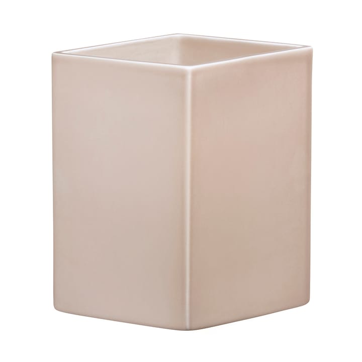 Ruutu wazon ceramiczny 225 mm - beige - Iittala