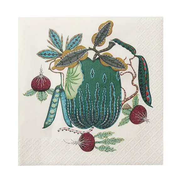 Serwetka Taika 33x33 cm, 20-pak, Zielony Iittala