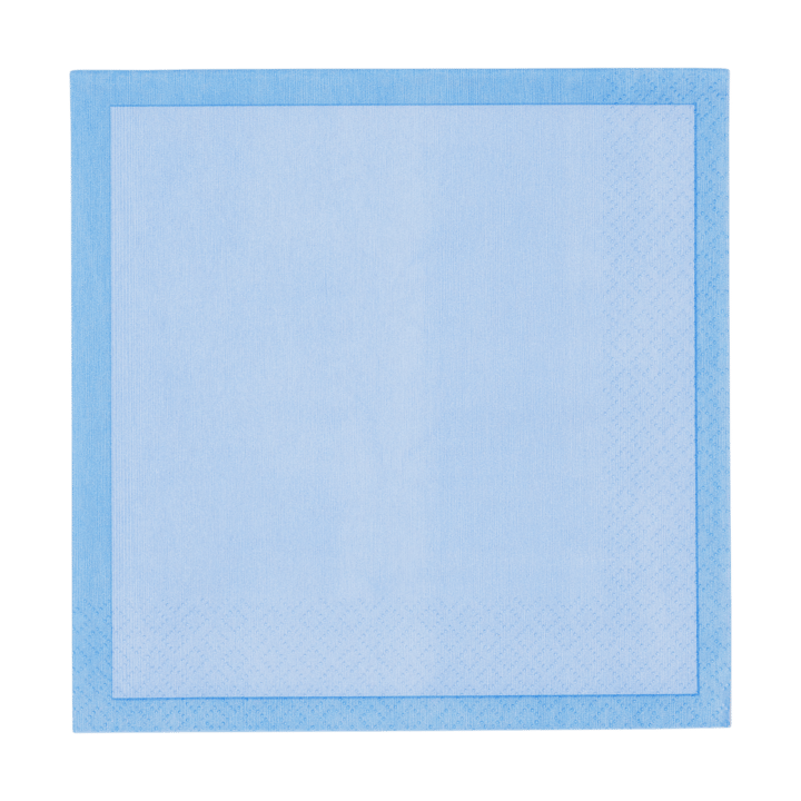 Serwetki papierowe Iittala 33x33 cm, 20-pak - Lodowy niebieski - Iittala
