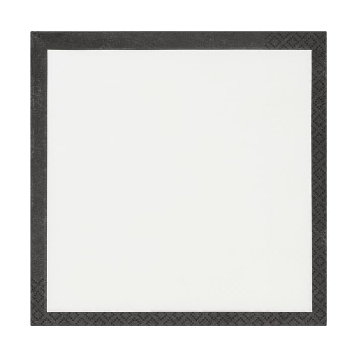 Serwetki papierowe Play 33x33 cm 20 szt. - Ecru-Czarny - Iittala