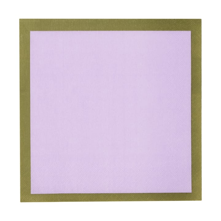 Serwetki Play 33x33 cm 20 szt. - Fiolet-oliwka - Iittala