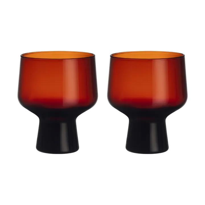 Solare kieliszek na nóżce 290 ml, 2‑pak - Miedziany - Iittala
