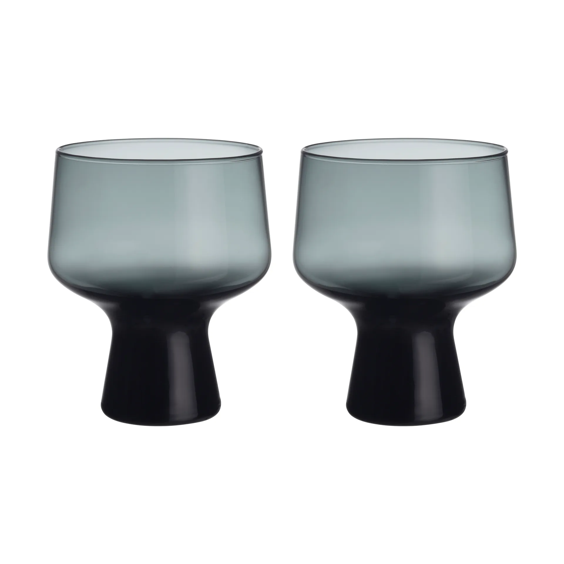 Solare kieliszek na nóżce 290 ml, 2‑pak, Stalowoszary Iittala