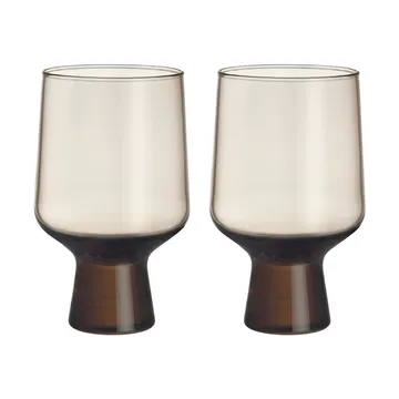 Solare kieliszek na nóżce 400 ml, 2‑pak - Len - Iittala