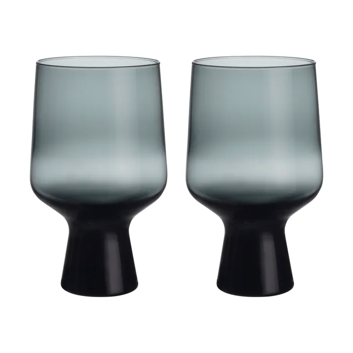 Solare kieliszek na nóżce 400 ml, 2‑pak - Stalowoszary - Iittala