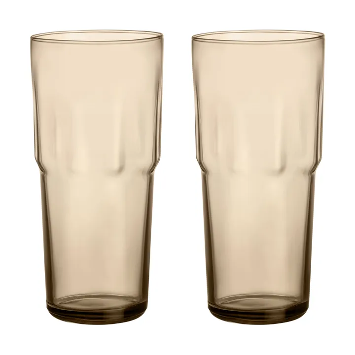 Solare wysokie szklanki do napojów 390 ml, 2‑pak - Len - Iittala