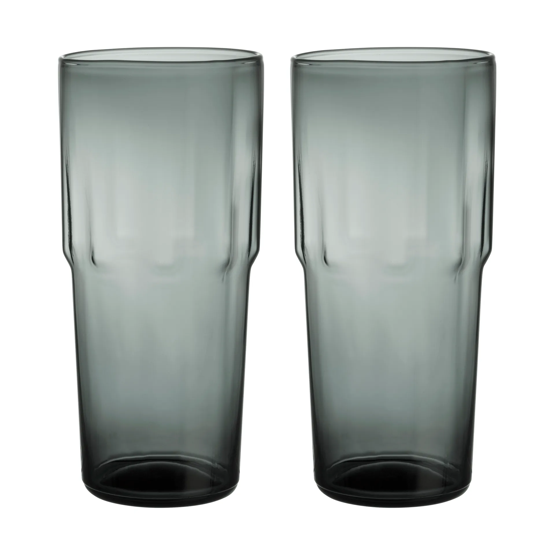 Solare wysokie szklanki do napojów 390 ml, 2‑pak, Stalowoszary Iittala