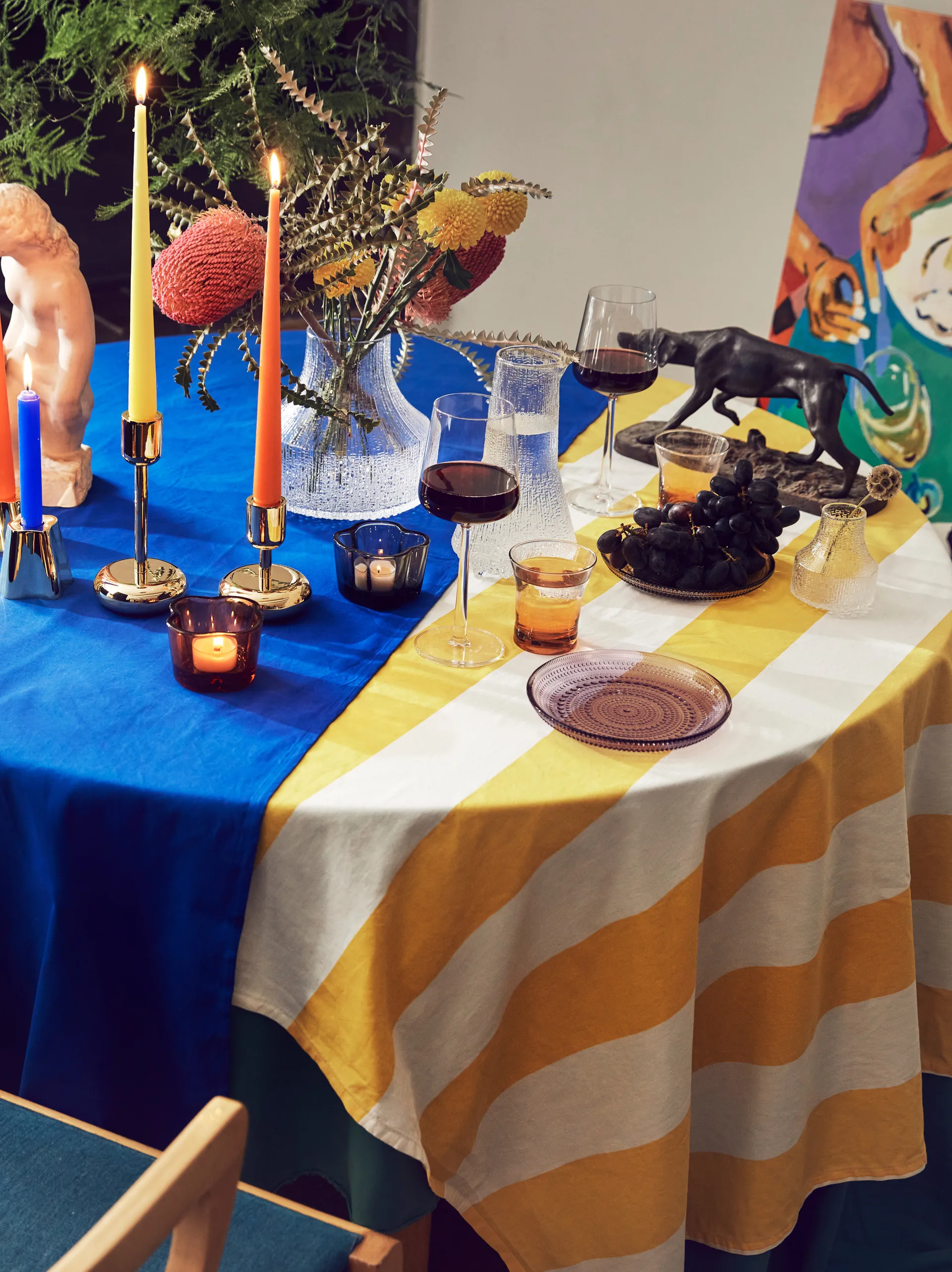 Świecznik Nappula mosiądz, mały 107 mm Iittala