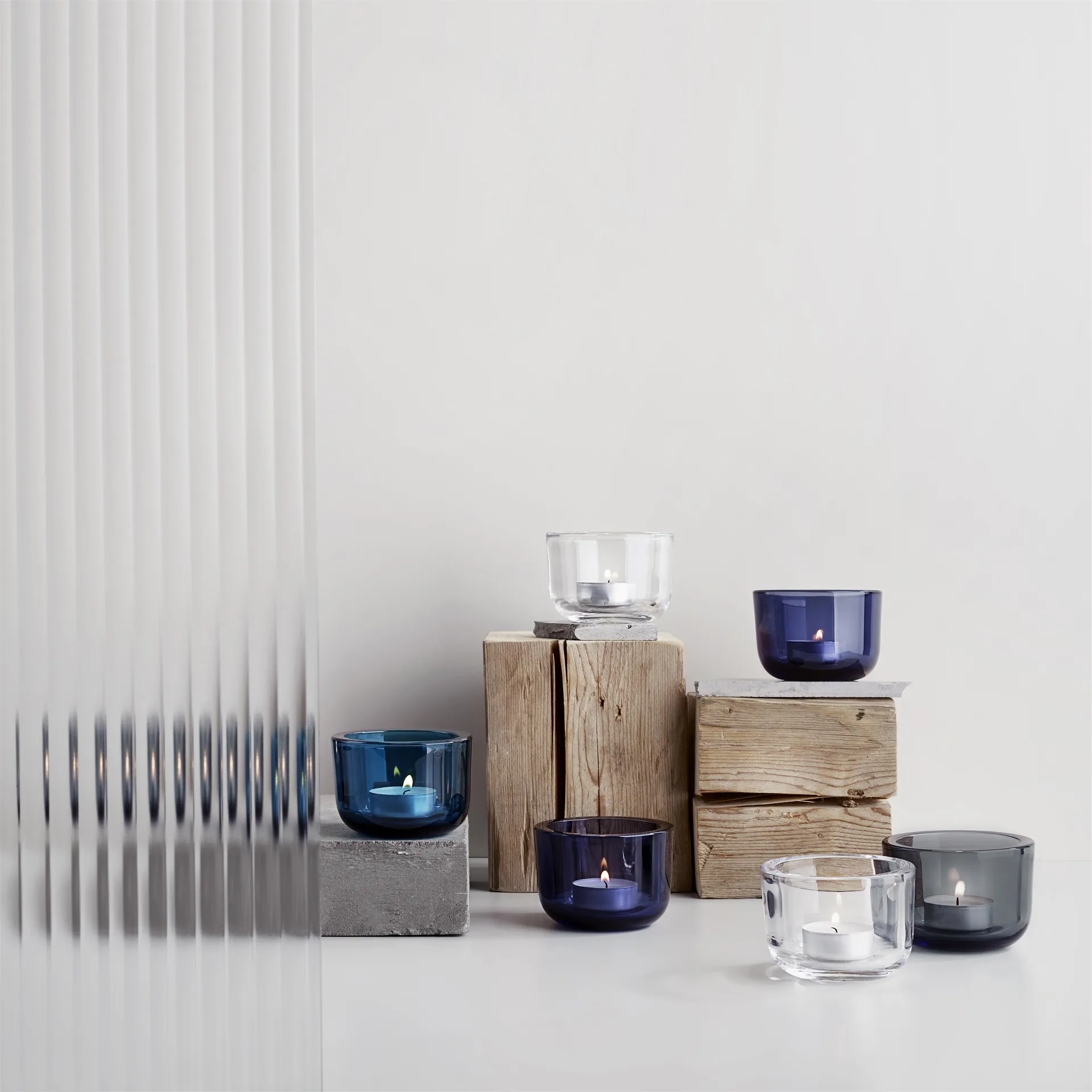 Świecznik Valkea 60 mm, Szary Iittala