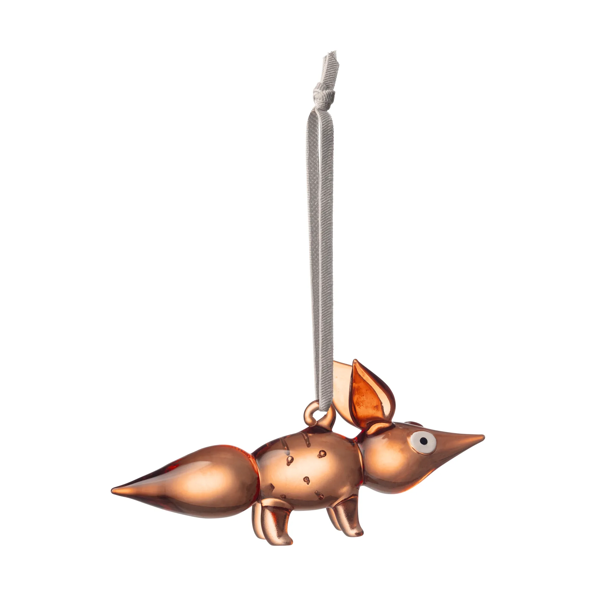 Szklana dekoracja Vulpes 11,5 cm, Brązowy Iittala