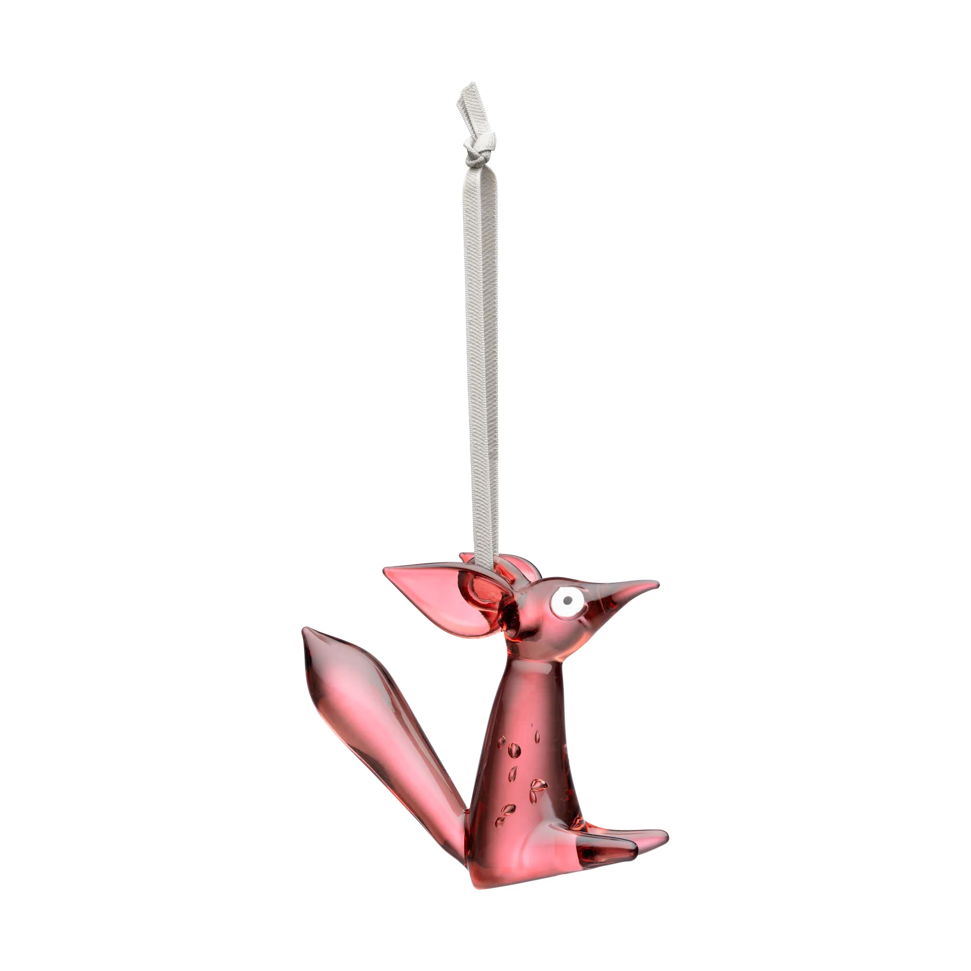 Szklana dekoracja Vulpes 8 cm, Wiśniowy Iittala
