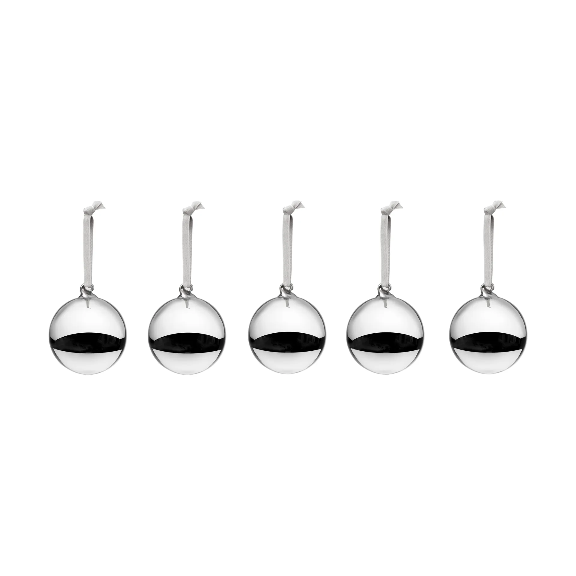 Szklana kula Iittala Ø8cm, 5-pak, Srebrny Iittala