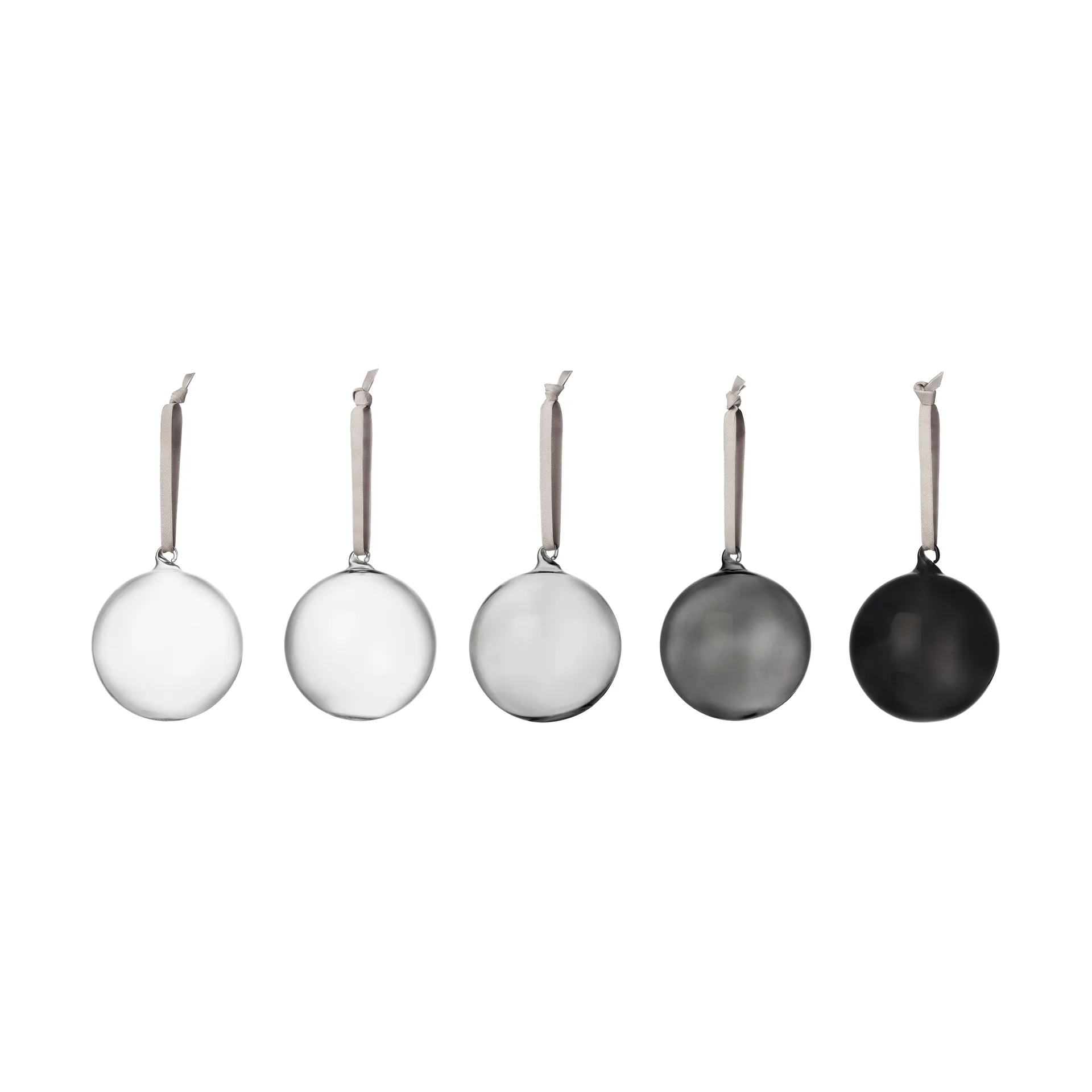 Szklana kula Iittala Ø8cm, 5-pak, Szary Iittala