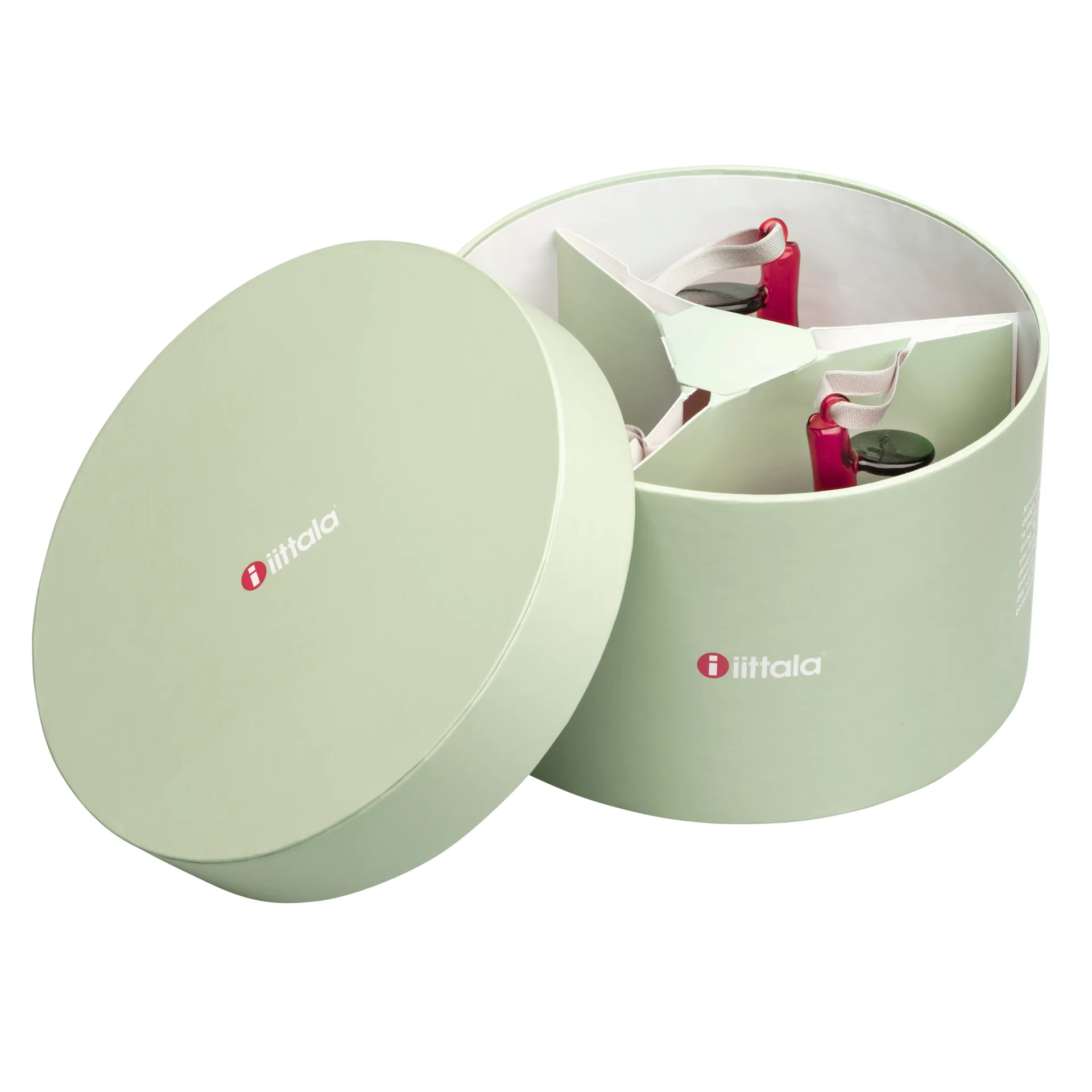 Szklane jabłko Iittala 3-pak, Czerwone Iittala