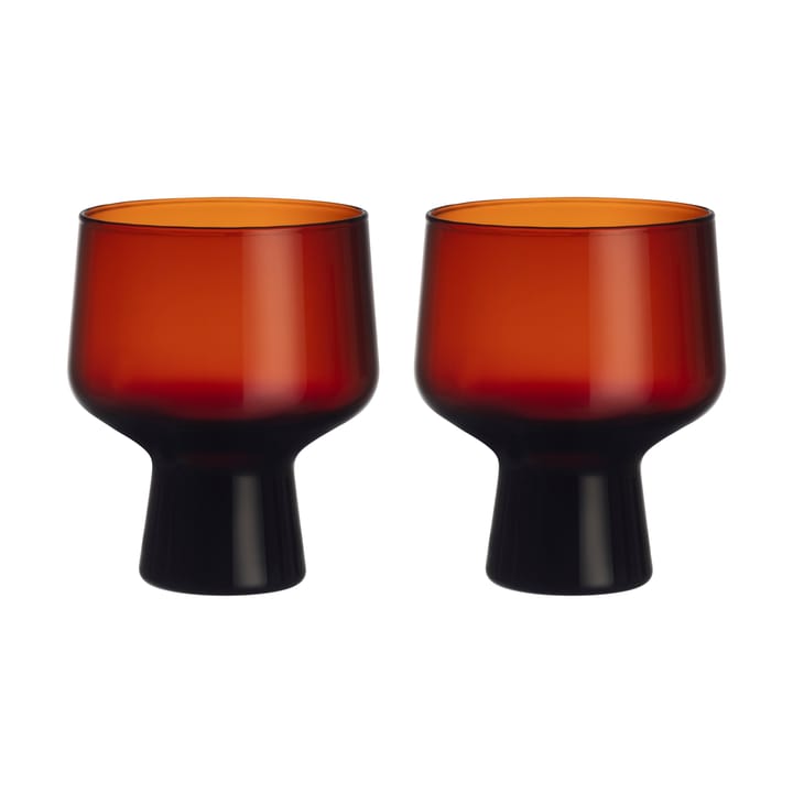 Szklanka na nóżce Solare 290 ml, 2-pak - Miedziany - Iittala