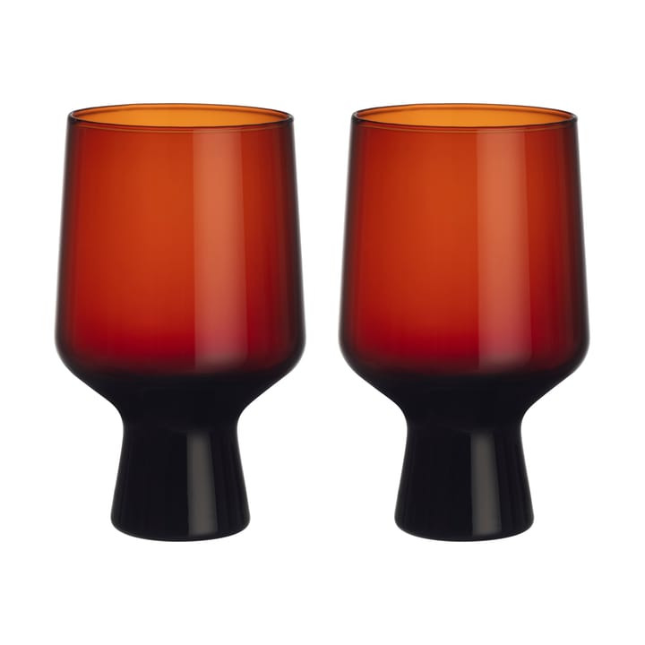 Szklanka na nóżce Solare 290 ml, 2-pak - Miedziany - Iittala