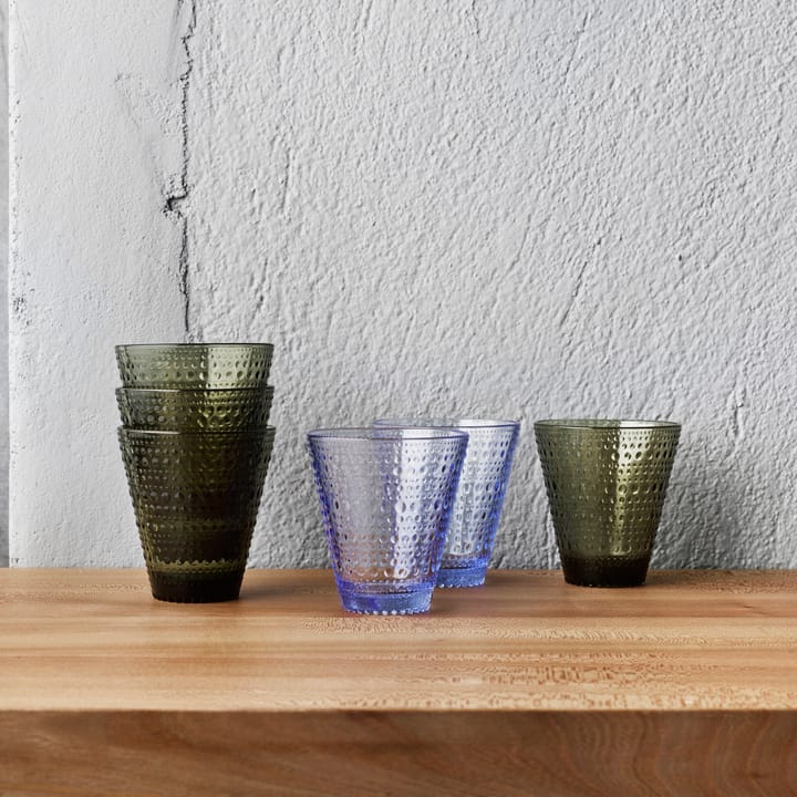 Szklanki Kastehelmi 30 ml 2 szt., Zielony mech Iittala