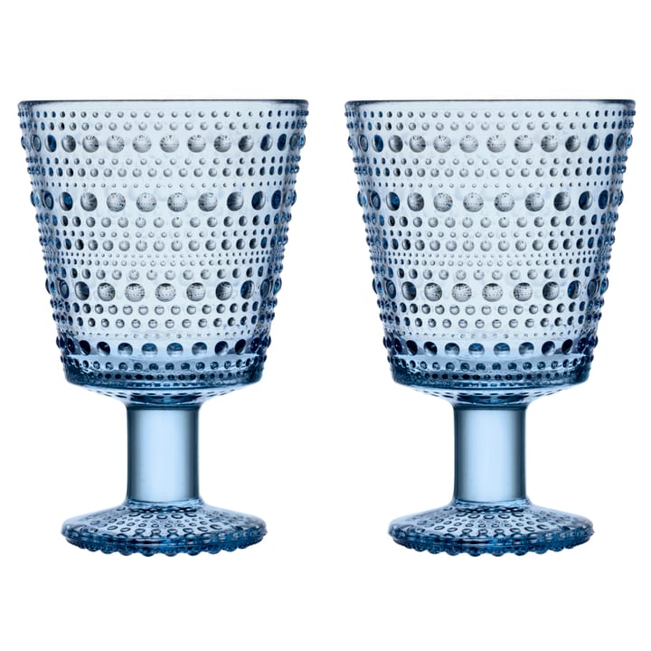 Szklanki na nożce Kastehelmi 260 ml 2 szt. - Aqua - Iittala