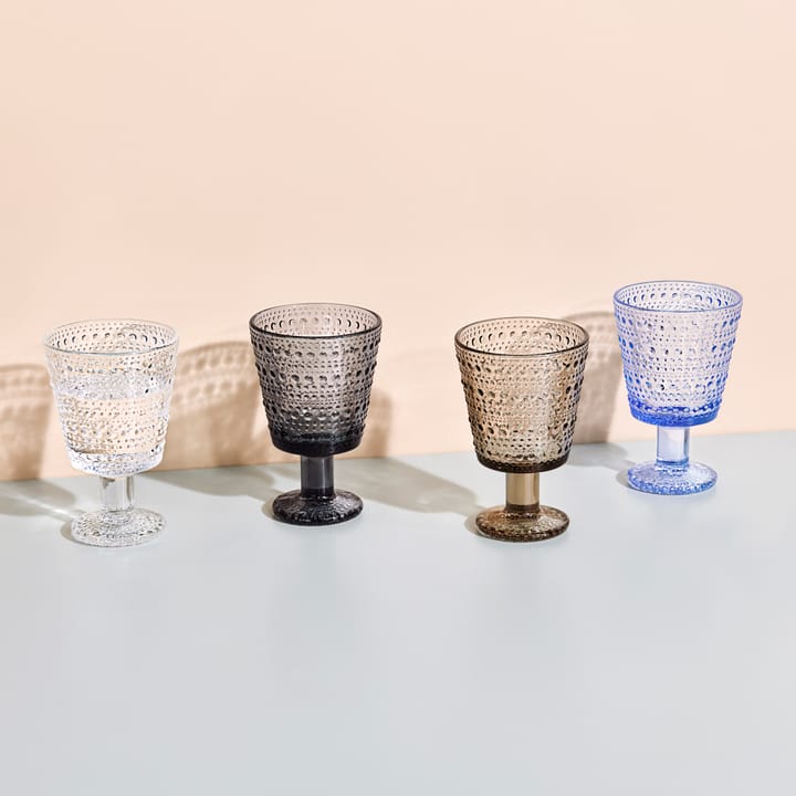 Szklanki na nożce Kastehelmi 260 ml 2 szt., Przezroczyste Iittala