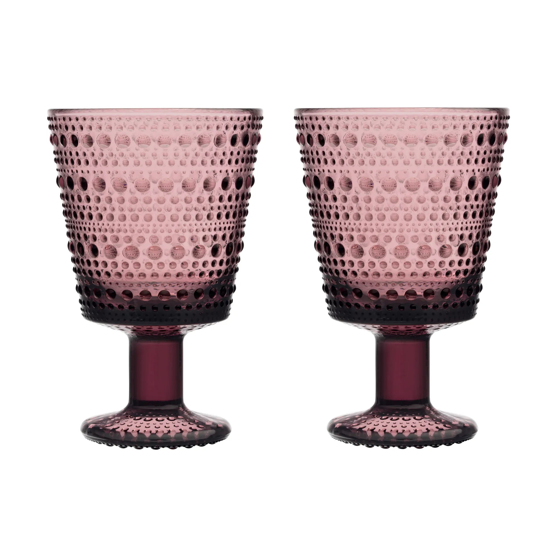 Szklanki na nożce Kastehelmi 260 ml 2 szt., Wrzos Iittala