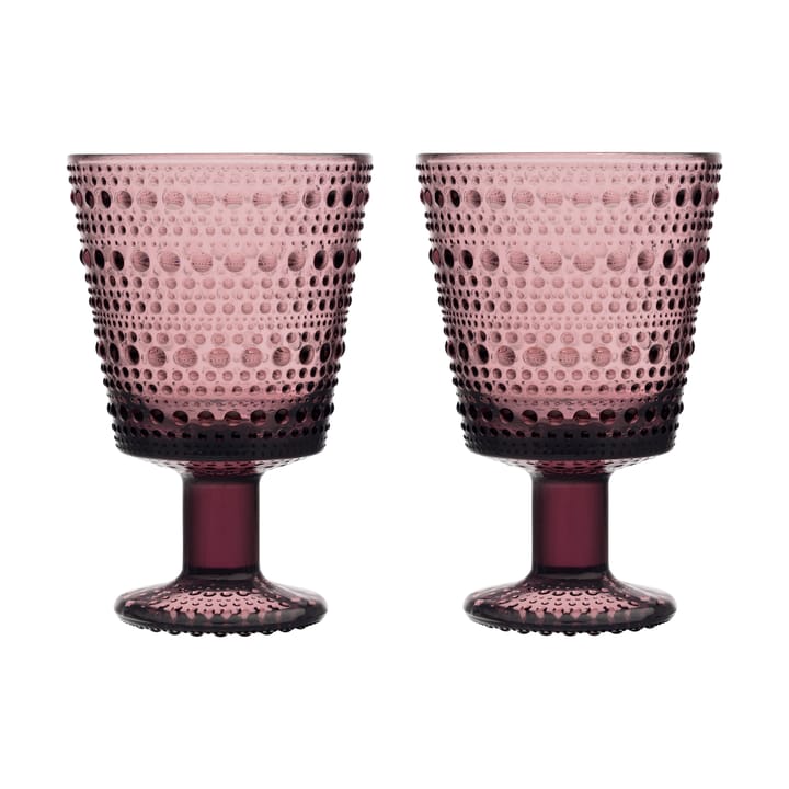 Szklanki na nożce Kastehelmi 260 ml 2 szt. - Wrzos - Iittala