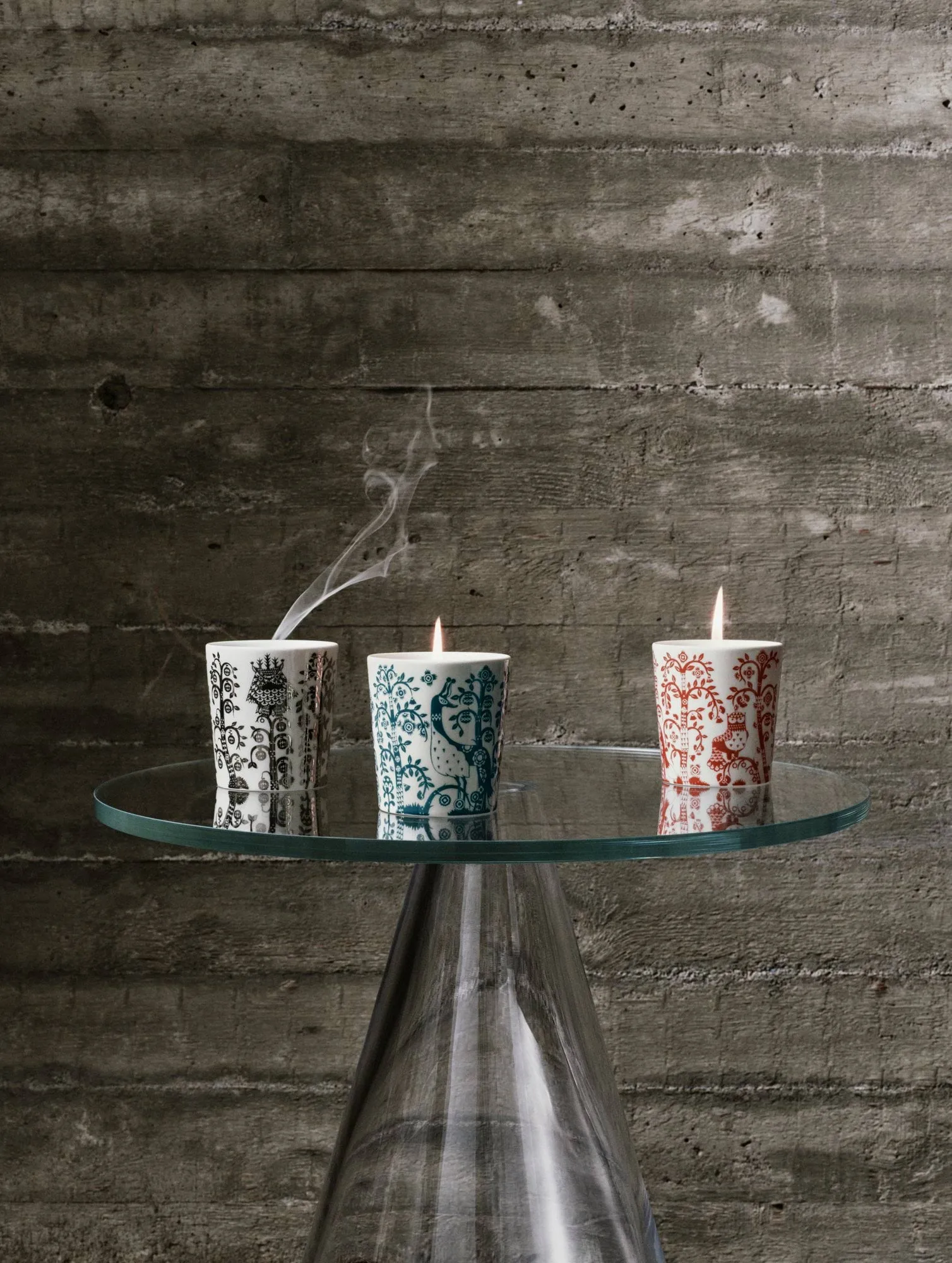 Taika świeca, Granatowy, 9 cm Iittala