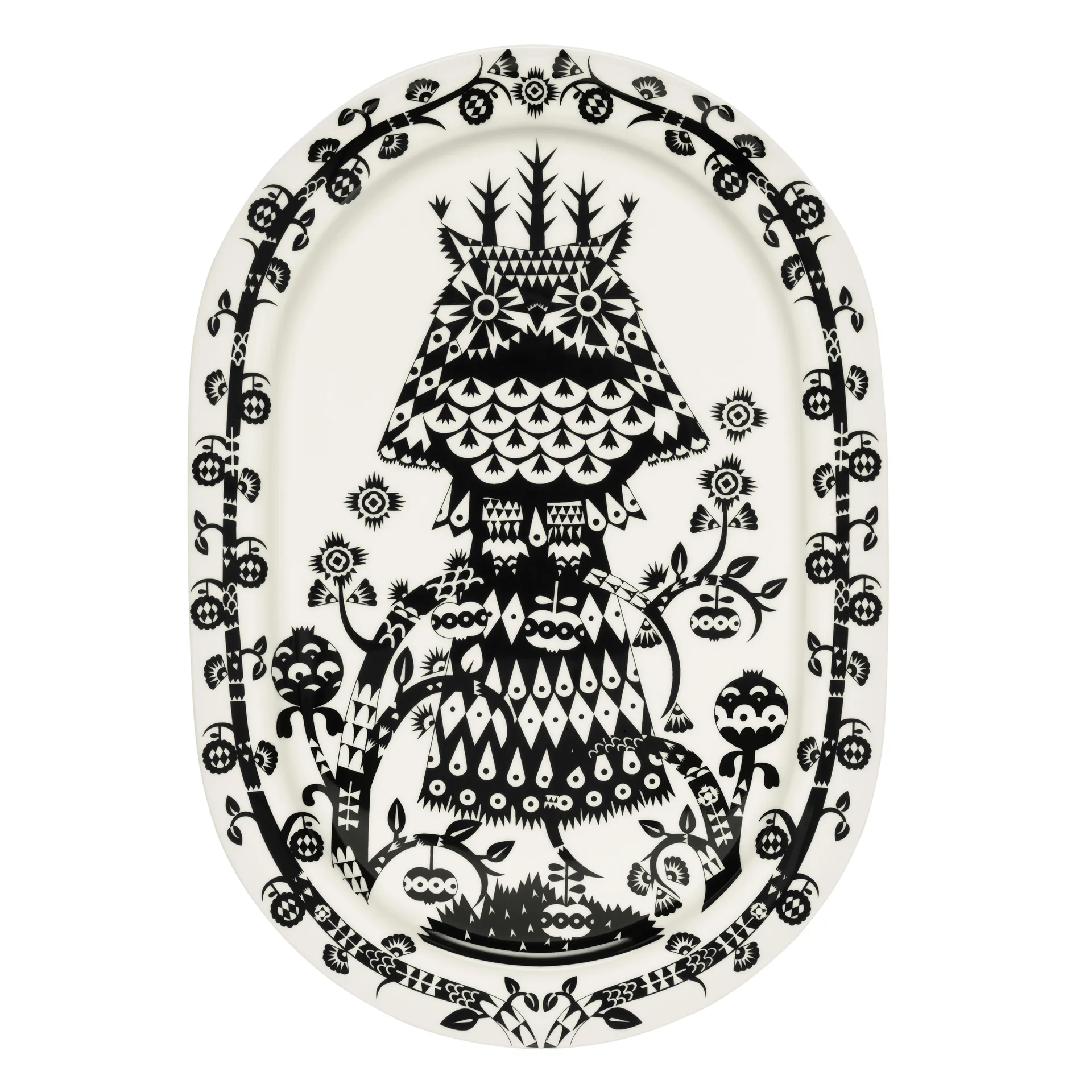 Taika taca do serwowania, czarny Iittala