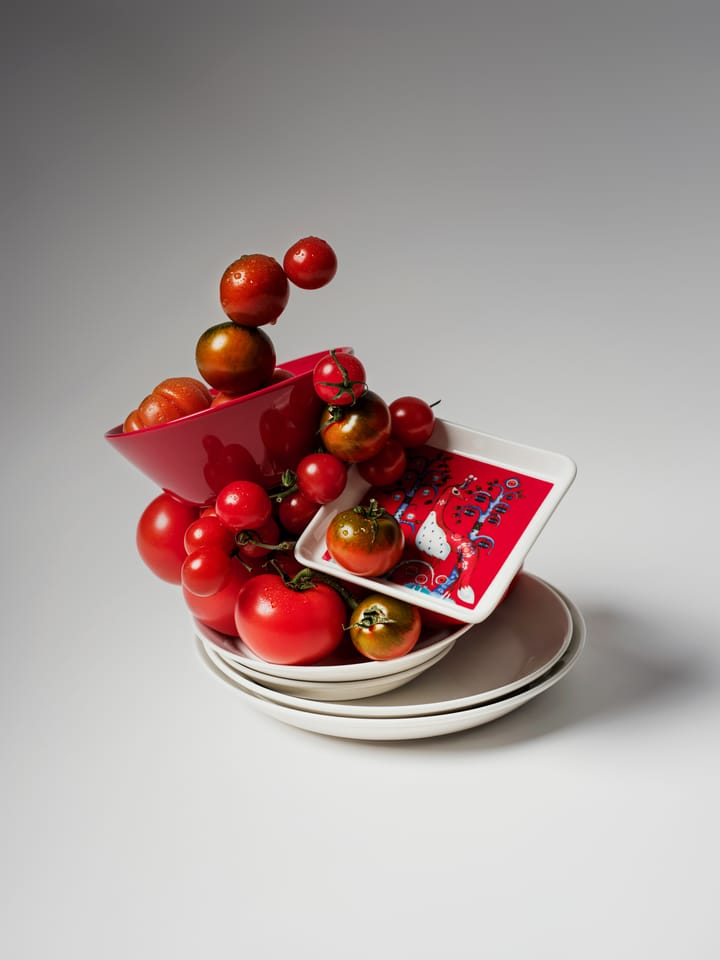 Talerz Taika 12x12 cm, Czerwony Iittala