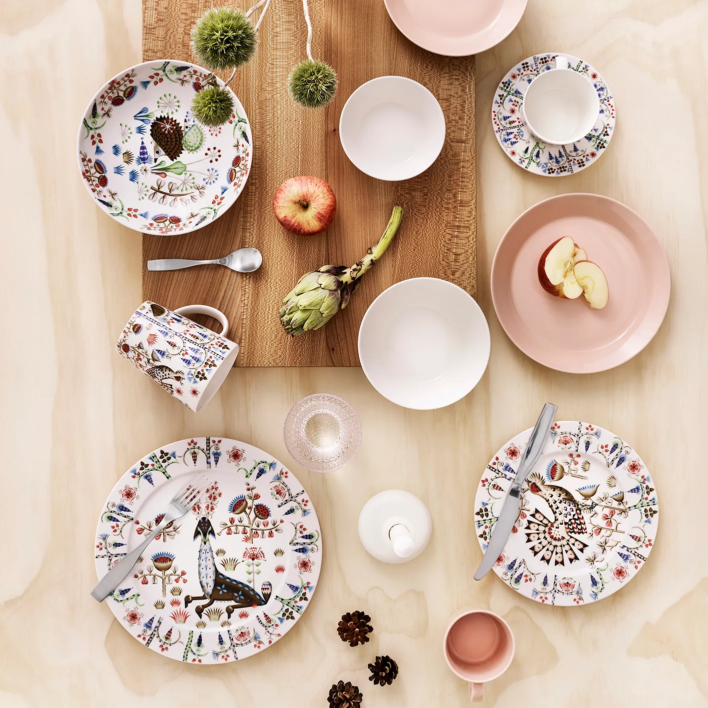 Talerz Taika Siimes 22 cm, biały Iittala