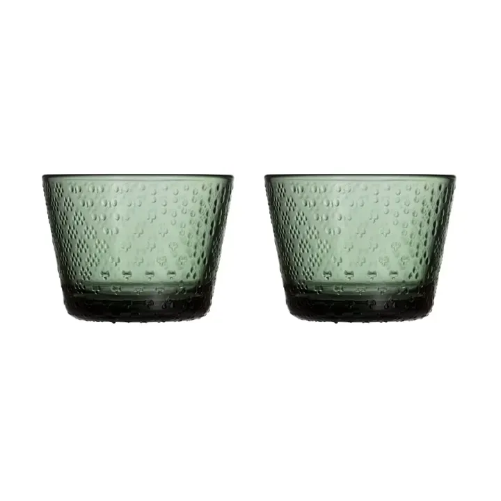 Tundra szklanki do napojów 160 ml 2‑pak - Sosnowa zieleń - Iittala