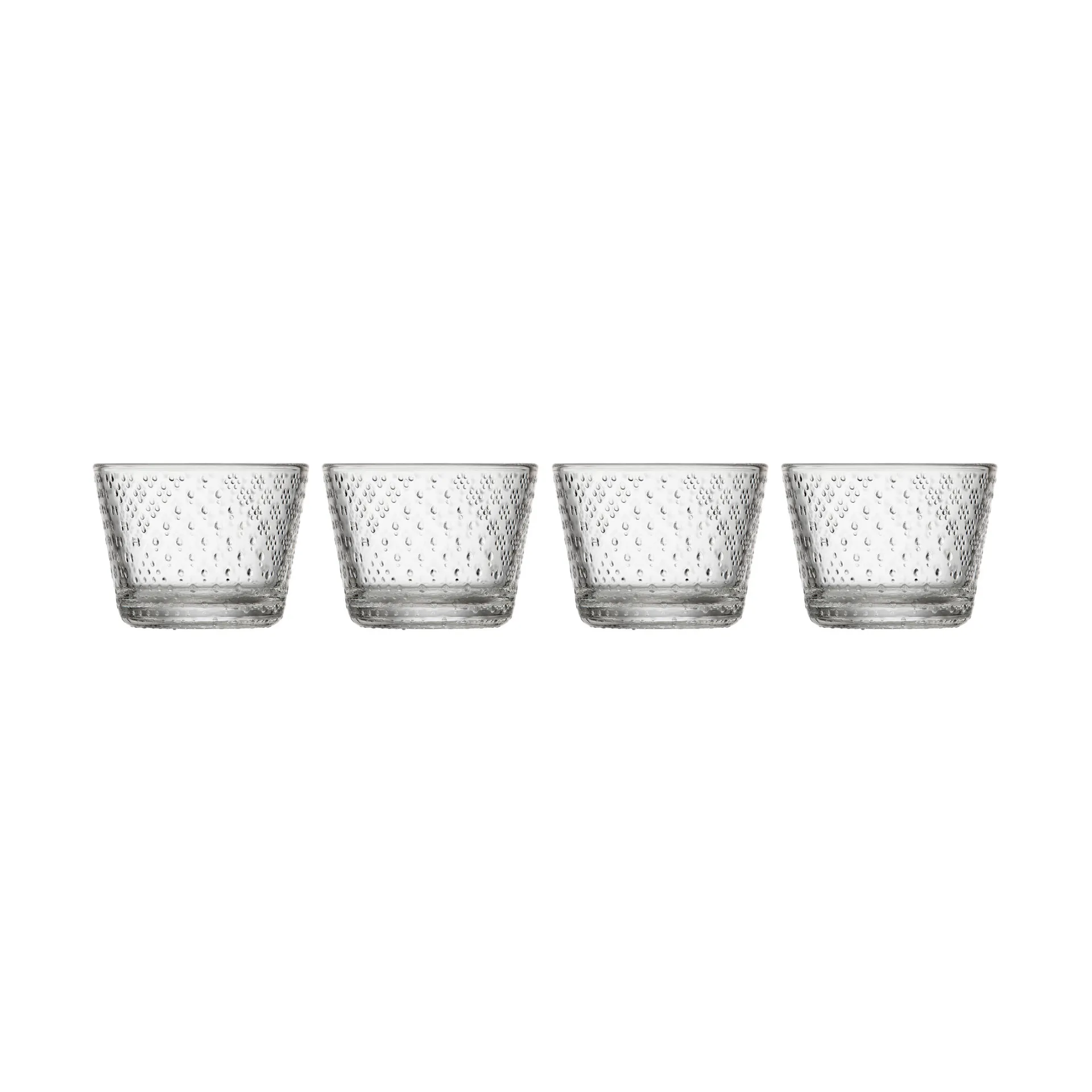 Tundra szklanki do napojów 160 ml, zestaw 4 sztuk, Jasne Iittala