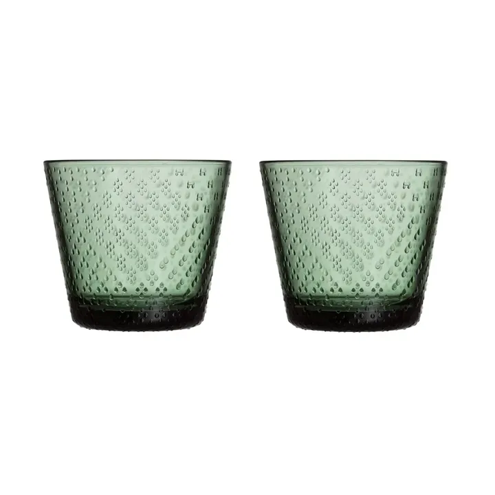 Tundra szklanki do napojów 290 ml, 2‑pak - Sosnowa zieleń - Iittala