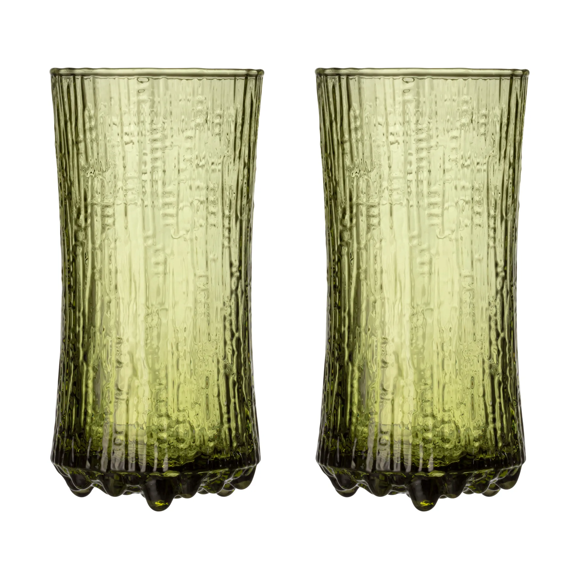 Ultima Thule kieliszki do szampana fiński piasek 180 ml 2‑pack, Zielony Iittala