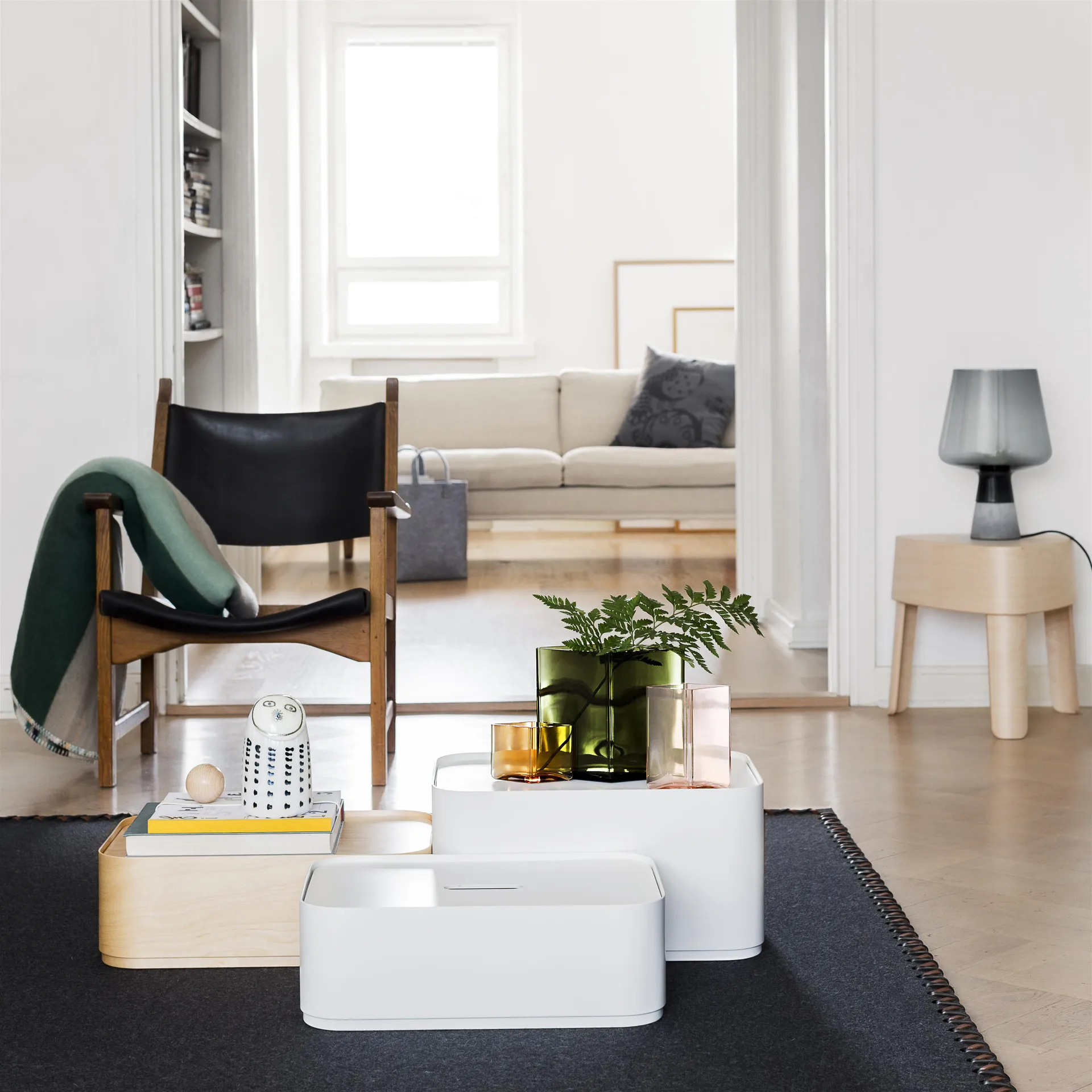 Vakka pojemnik do przechowywania, mały, Fornir jesionowy Iittala