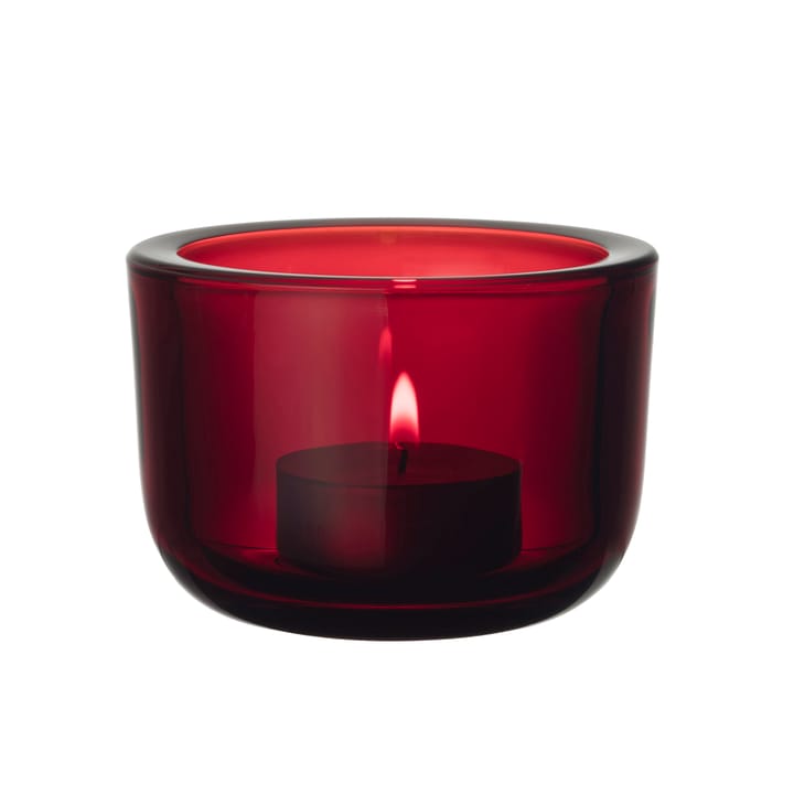 Valkea świecznik 60 mm - Cranberry - Iittala