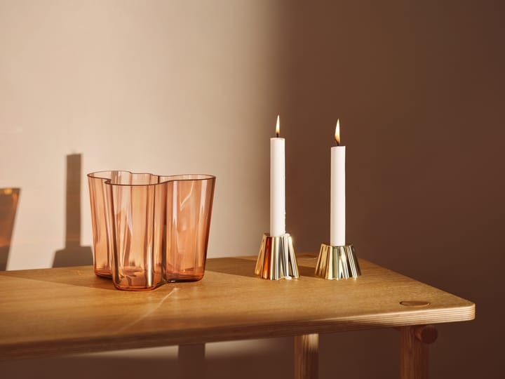 Wazon Alvar Alto, brązowy Rio, 160 mm Iittala