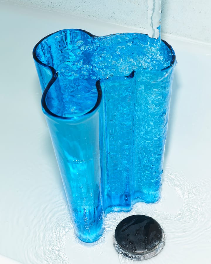 Wazon turkusowy Alvar Aalto, 251 mm Iittala