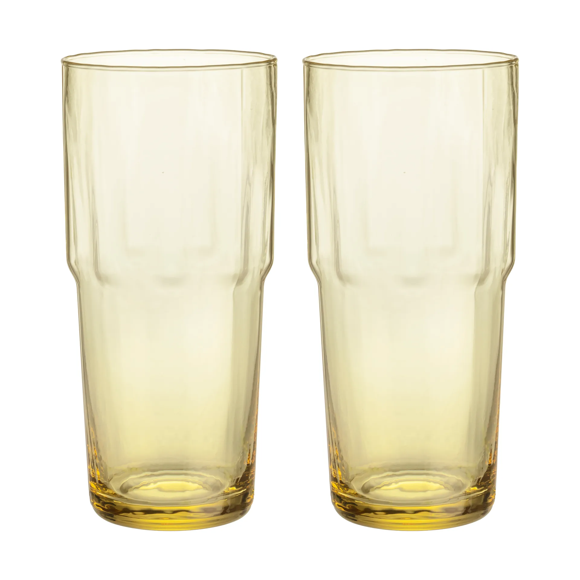 Wysoka szklanka Solare, 390 ml, 2-pak, Ognistożółty Iittala