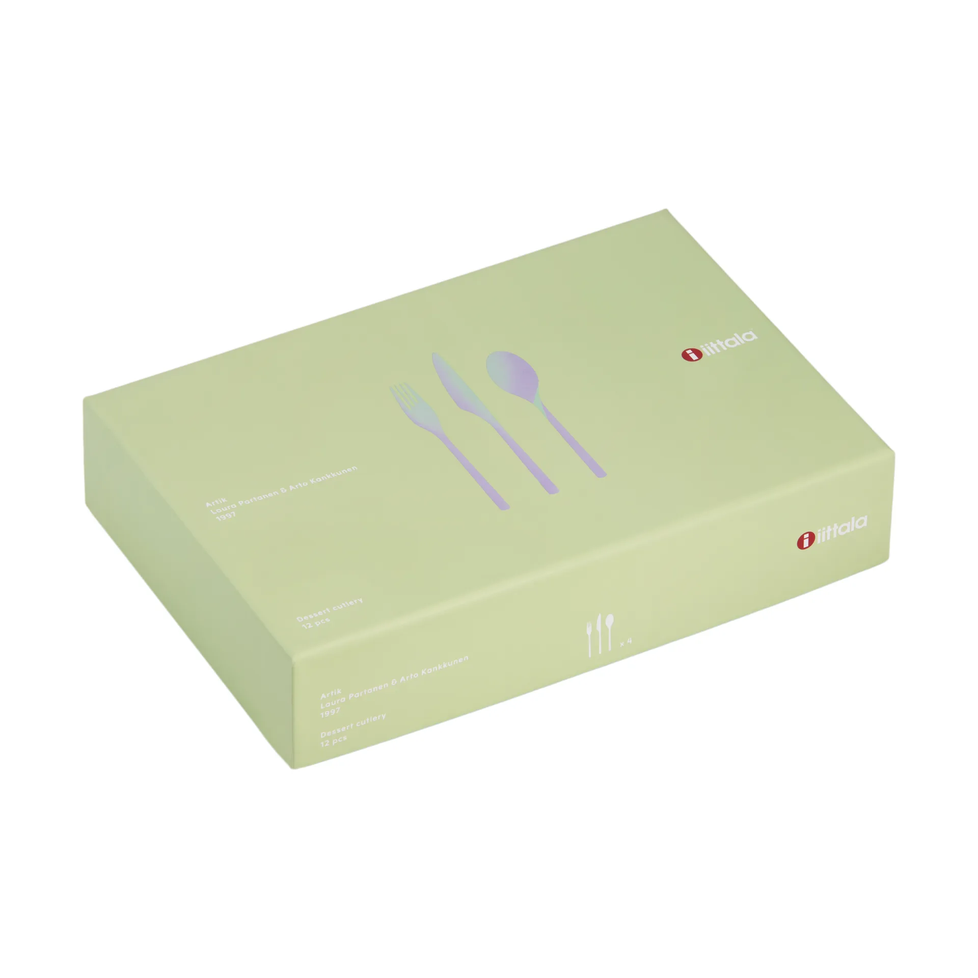 Zestaw sztućców deserowych Artik 12 szt.- Gift Box, Błyszczące Iittala