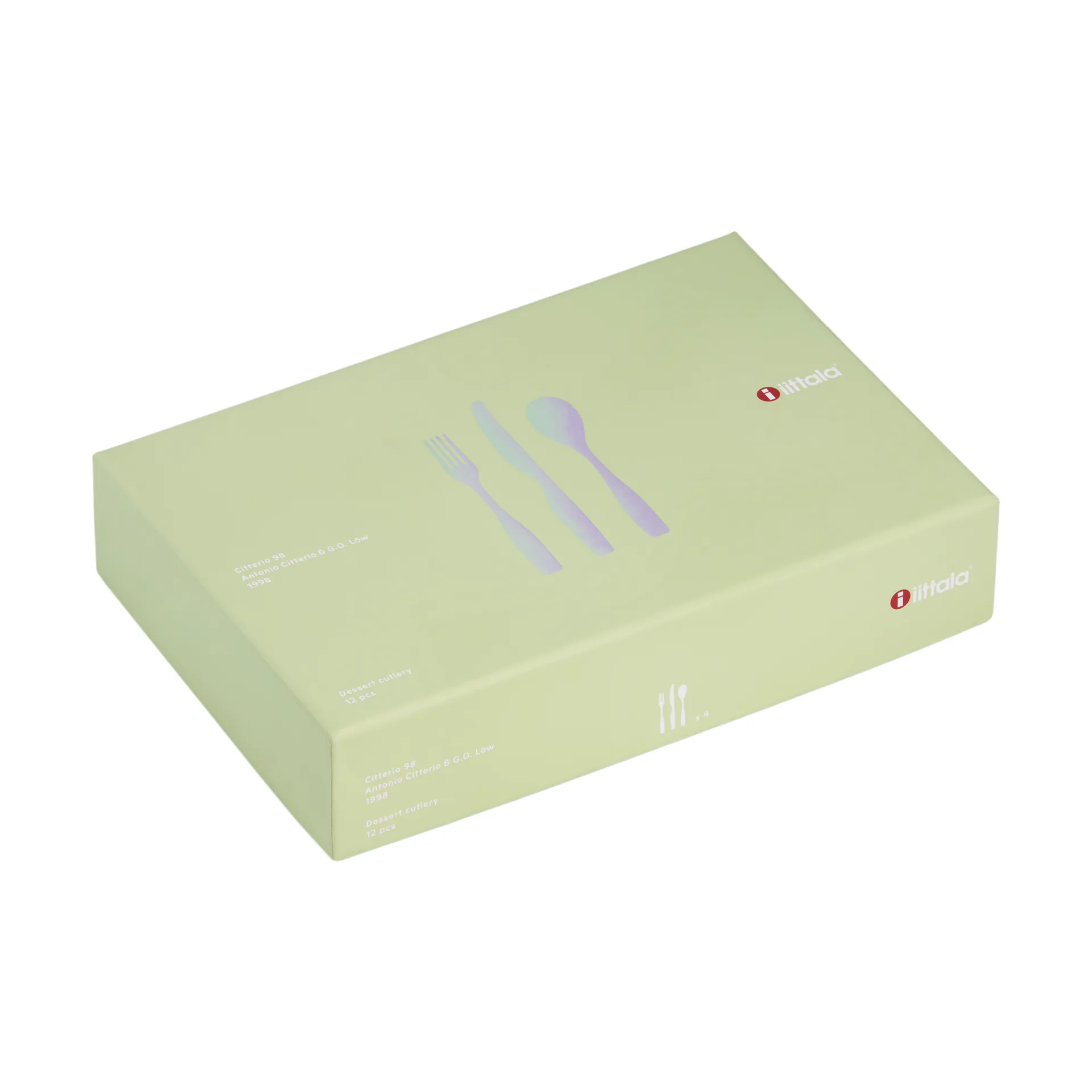 Zestaw sztućców deserowych Citterio 98 12 szt.- Gift Box, Matowe Iittala
